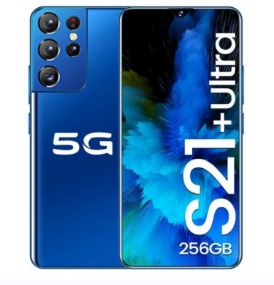 China Dual SIM Card Wholesale S21+ Ultra 5.3 Inch Display Dual Sim 16+512GB Unlocked Cell Phones All Languages ​​Android SmartPhones for sale