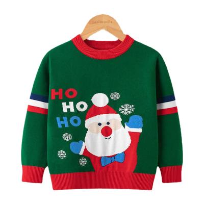 China Ugly Christmas Knitted Sweater Kid's Anti-Shrink Sweater Long Sleeve Crewneck Sweater for sale