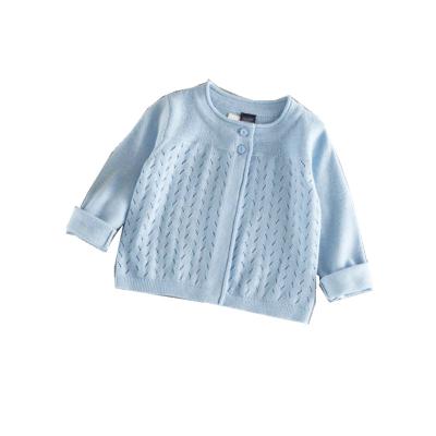 China ODM Mini Order Anti Shrink Spring OEM Long Sleeve Crewneck Knitted Kid's Cardigans Sweaters for sale