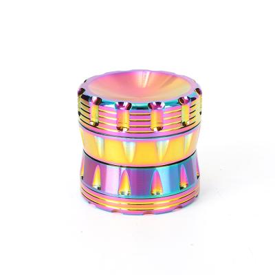 China 2020 Popular New Custom Herb Grinding Machine Tobacco Grinder Herb Grinder Aluminum With Colorful Printing for sale