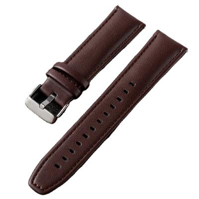 China Factory Direct Sale Leather Suitable Genuine Leather Strap For Huawei GT Samsung Business Men Strap 22mm Watch Accessories for sale