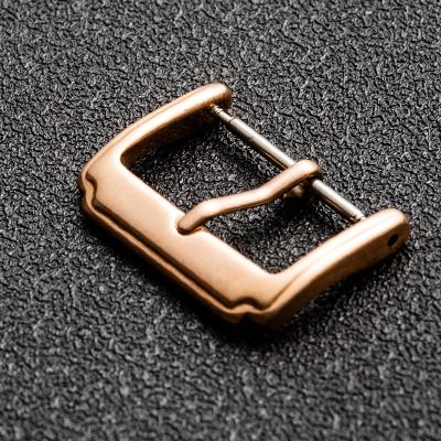 China Silver Gold Rose Gold Stainless Steel Buckle Black Stainless Steel Buckle Style 10mm12mm14mm16mm18mm20mm22mm for sale