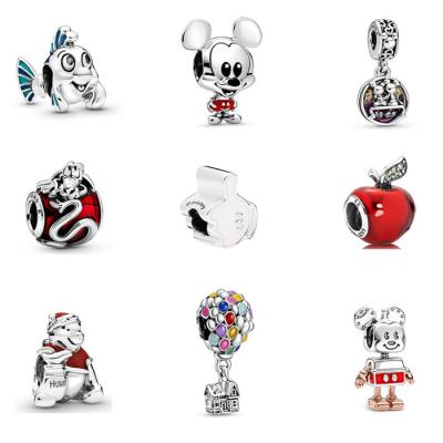 China High Quality Jewelry CLASSIC S925 Silver Mickey Minnie Beads Suitable For Pandoraer Bracelet for sale