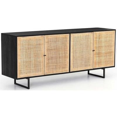 China Art Deco Sideboard Minimalist Solid Retro Wooden Sideboard Antique Wooden Sideboard Cabinet for sale