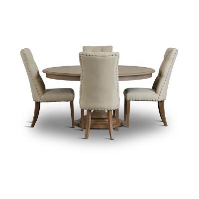 China Modern Simple Modern Log Wind Dining Table Home Decor Furniture Design for sale