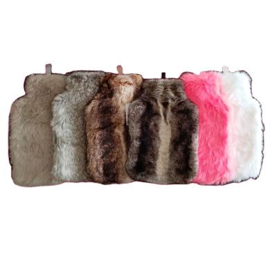 China Natural Rubber 2L BS Rubber Warmer Bag With Top Notch Fashion Shiny Artificial Fur Cover For Sensitive Touch for sale