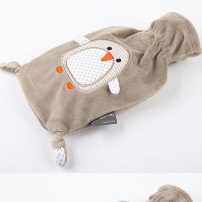 China 500ml natural rubber animal owl hot water bottle for sale for sale