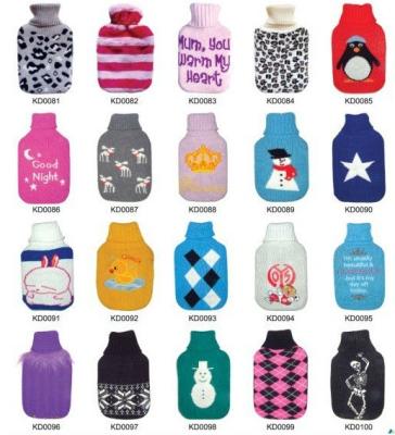 China The factory of natural rubber 2023 years many styles of hot selling water bottle and yarn knit blanket for sale