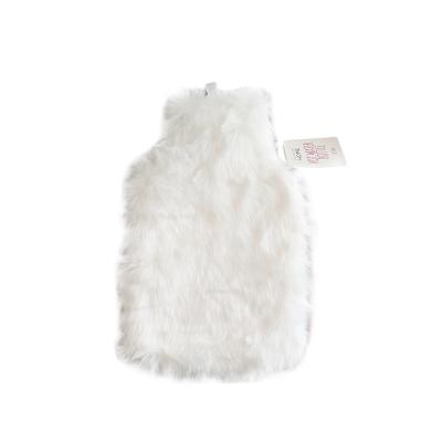 China Thick and shiny snow from natural rubber and white hot water bottle of artificial polar bear fur for the ultimate warm experience in cold winter for sale