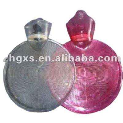 China PVC Round Hot Water Bottle for sale