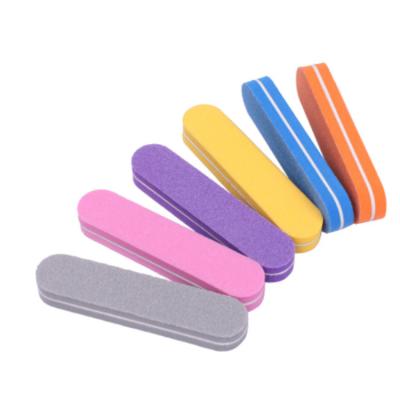 China Fashionable RTS Portable Professional Logo High Quality Printed Double Sides Emery Board Nail Files For Manicure for sale