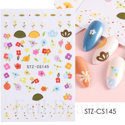 China Convenient Wholesale Accept Custom Design Decal Gel Nail Various Self-adhesive Nail Charms Stickers For Nail Tips for sale