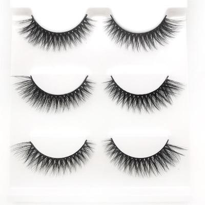 China Natural Soft RTS Eye Decoration Soft Eyeliner False Eyelash Sets Mini Gift Synthetic Lashes For Eye Strip Lashes for sale