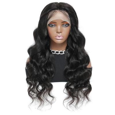 China Body Wave RTS Wholesale Glueless Full Lace Wigs For Black Women Kinky Curly Raw Human Hair For Black Transparent Wig for sale