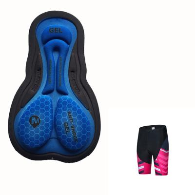 China Breathable badana women oem clothing accessories cycling logo printed cushion riding pads for sale