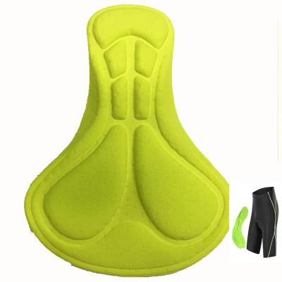 China Breathable Plain Color Stretch Fabric Child Pads 3D Soft Outdoor Cycling Riding Padding for sale