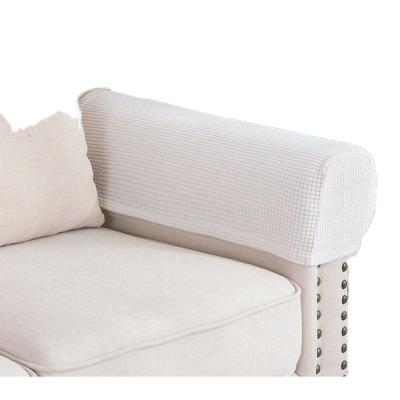 China Sofa Arm Covers Plush Fabric protector made to order skin-friendly Sofa Armrest Covers for sale