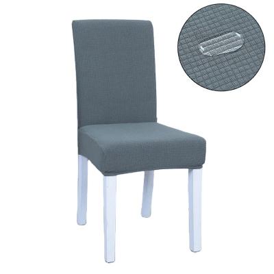 China Comfortable Soft Spandex Fit Stretch Short Dining Chair Covers Protector Cover For Home Party for sale