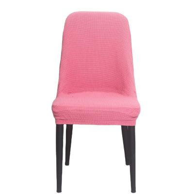 China Small Bow Small Bow Chair-Covers Shear Stretch Spandex Dining Slip Cover For Back Room Office Chair for sale