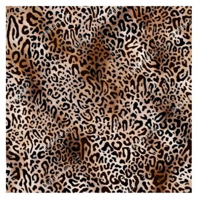 China Organic Factory Outlet Custom Digital Printing Leopard Patterns Elastic Cotton Sateen Fabric For Garment for sale