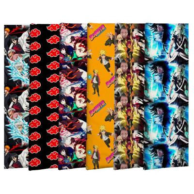 China Factory outlet hot sale anime bleach cartoon 100% men's woven cotton fabric printed breathable cotton for clothing for sale