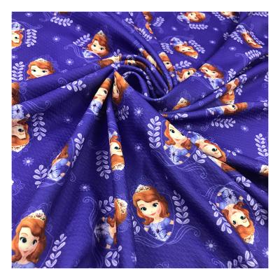 China Heat-insulation famous ball fabric livepool factory outlet cartoon custom digital printed for garment for sale