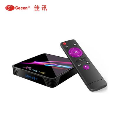 China SUPPORT Amlogic S905X3 Quad Core 4GB 64GB 2.4G&5G Wifi 1000M Set Top Box 8K Quad Core 4K X88 Android TV Box 9.0 PRO x3 TV Media Player for sale