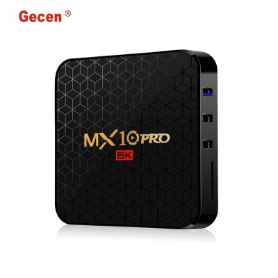 China 6K TV Box Ultra Pro Android 9.0 Allwinner H6 MX 10 Quad Core 4GB 32GB 64GB 2.4G WiFi USB3.0 Support 6K*4K H.265 Smart Media Player for sale