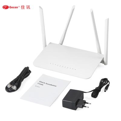 China Newest Model 5G Dual Band Home Router 1166Mbps Rate WiFi 2.4G/5G Wireless Router Radio for sale