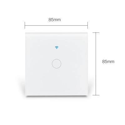 China EU Standard White GSP-012020 Digital Wifi Wall Switch Smart Wifi Switch EU for sale