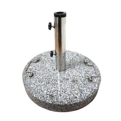 China Beach umbrella base granite parasol base patio and outdoor umbrella base with wheels and handle for sale