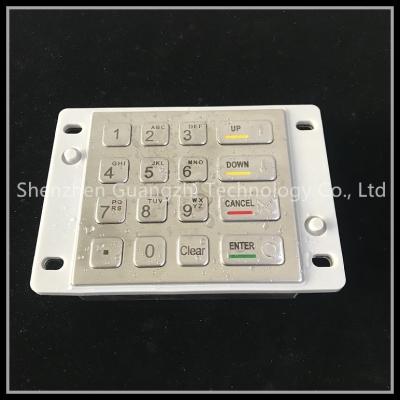 China Weather Resistant Waterproof Keypad Sus 304 Stainless Steel With Rubber Buttons for sale