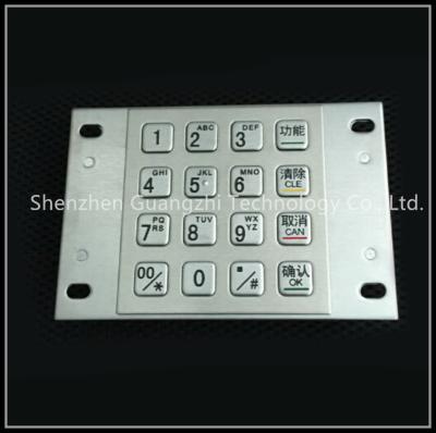 China Matrix Metal Numeric Keypad 16 Keys Type For Access Control Kiosk Elevator Atm for sale