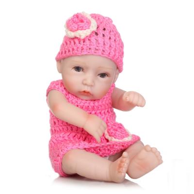 China Lovely Mini Reborn Babies Girl Realistic Full NPK Soft Realistic Vinyl 12Inch Handcraft Newborn Baby - Doll For Kids for sale