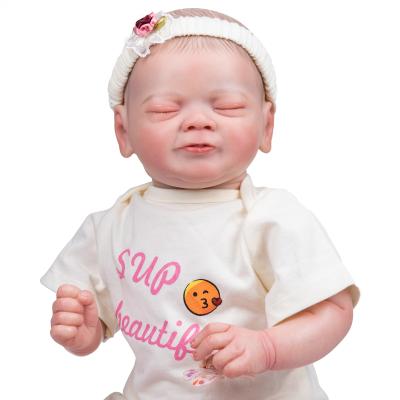 China Cartoon Reborn Baby Toy NPK 18Inch 45CM - Boneca Realistic Newborn Soft Silicone Doll Real Silicone Babies Soft Touch for sale