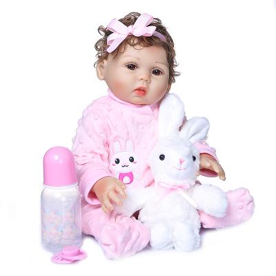 China NPK Top Soft Sale Guaranteed Reborn Quality 47cm Christmas Soft Silicone Dolls On Sale for sale