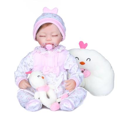 China Reborn Baby Dolls Fashion Cartoon Toy NPK 40CM Soft Silicone Realista Vinyl For Girls Birthday Christmas Gifts Toys for sale