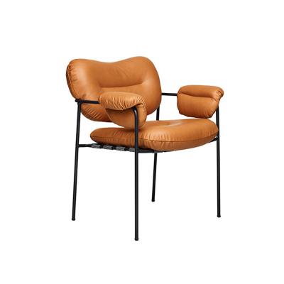 China Modern Wide Belgium Slipcovered Metal Frame Sling Armchair for sale