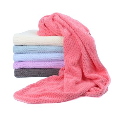 China Newly Designed Sustainable Super Soft Absorbent 100% Customized Face And Hand Towel Polyester Baby Bath Towel Set for sale