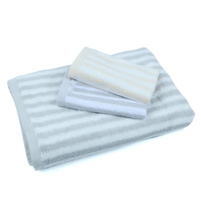 China Wholesale 100% Sustainable Luxury Cotton Terry Towel Soft Absorption Long Pile Face Towel Bath Set Towel Set for sale