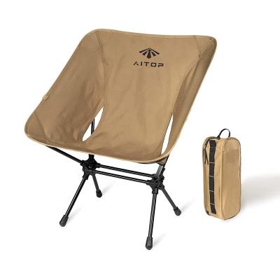 China Portable Folding Easy-carry Portable Moon Chair with High Quality 150kg Folding Lightweight Camping Chair Beach Chair for Picnic Camping Hiking Gardening for sale