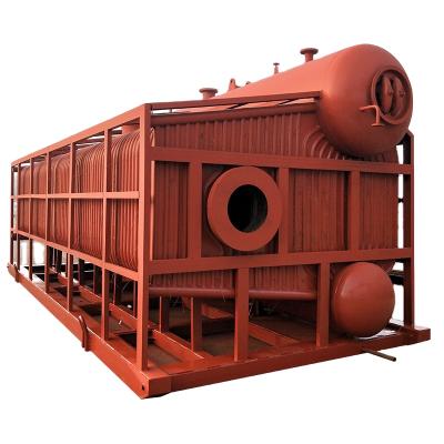 China Zhongde Boiler SZS Horizontal Double Drums Waste Oil Natural Gas Horizontal Steam Boiler for sale