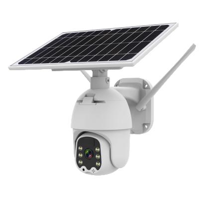 China All new design voice intercom PIR human body induction solar panels wifi camera for farm for sale