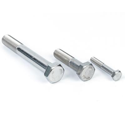 China Hot Discount DIN931 Stainless Steel Half Thread Hexagon Head Bolts with High Strength for sale