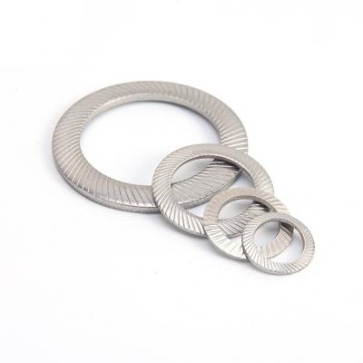 China 2024 Stainless Steel Locking Washer Printing Oblique Washers with External Tooth for sale