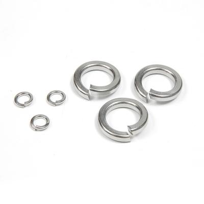 China Metric Spring Helical Split Ring Lock Washer Spring Washer DIN Standard Plain Finish for sale