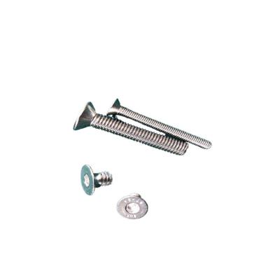 China Flat Head 304 Stainless Steel Hardware Products Fasteners M2M2.5M3M4M5M6 Low Short Screw for sale