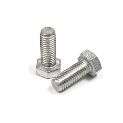 China Galvanized Carbon Steel M6 Hex Bolts with High Hardness and Strong Tensile Strength for sale