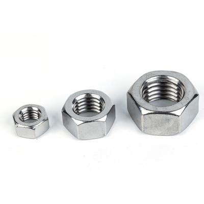 China Stainless Steel Hexagon Head Nuts M3 M4 M5 M6 M8 M10 M12 M16 with ZINC PLATED Finish for sale