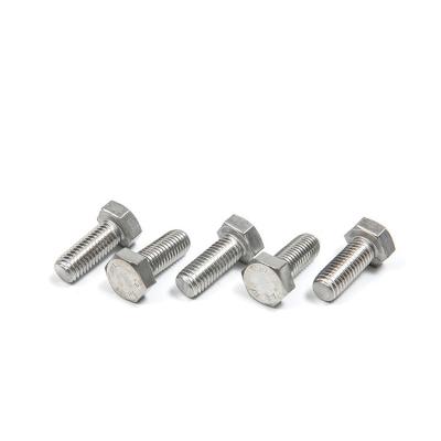 China 304 Stainless Steel DIN Standard M3-M12 Extension Full Teeth Outer Hexagon Bolts for sale